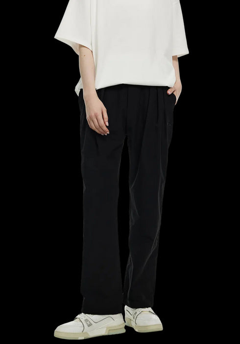 Embroidered Logo Straight Quick-Drying Cool Casual Trousers - PSYLOS 1, Embroidered Logo Straight Quick-Drying Cool Casual Trousers, Pants, iconslab, PSYLOS 1